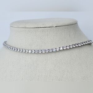 Silver Round Crystal Bracelet NWT #2392